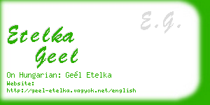 etelka geel business card